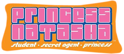 Princess Natasha Student Secret Agent Princess title screen for Nintendo DS